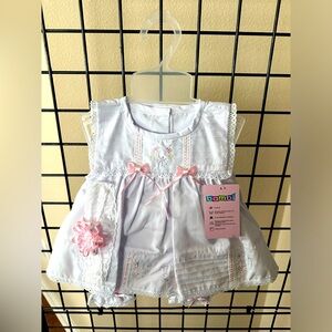 Brand new baby girls, Easter or baptism outfit